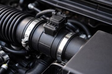 Sensore flussometro (MAF) montato sul condotto di aspirazione nel vano motore