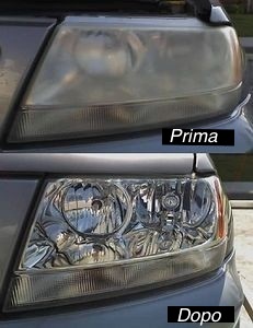 how to clean plastic headlights
