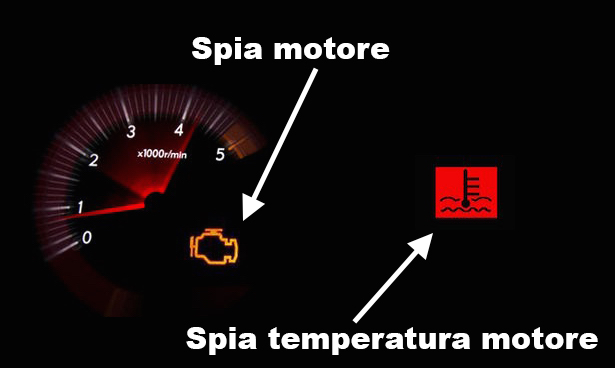 spia motore accesa