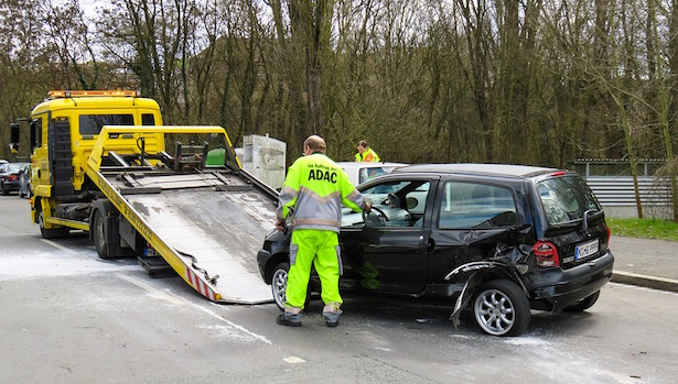 Incidente con auto a noleggio