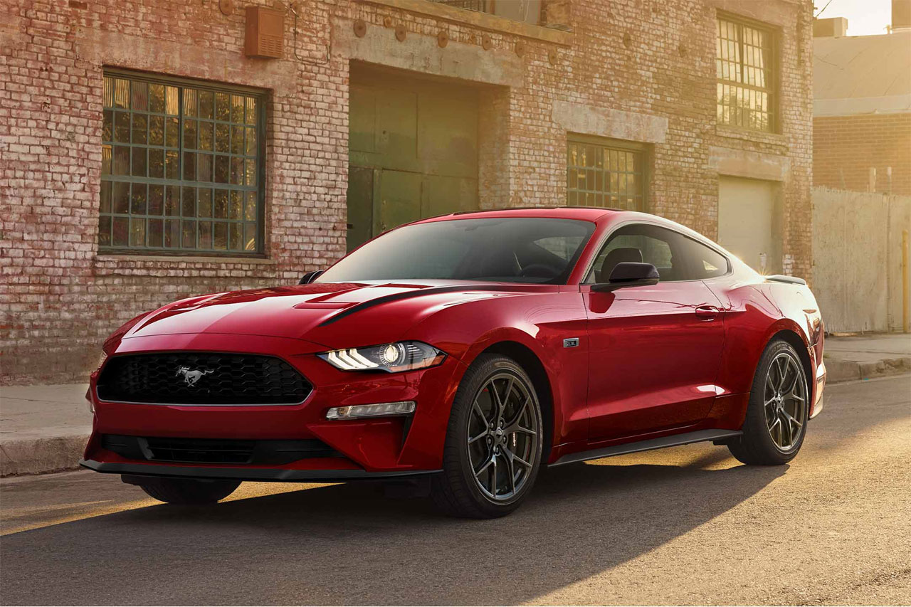 ford mustang ecoboost rossa