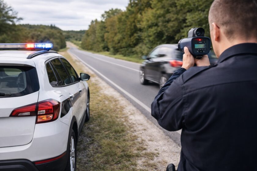 Controllo velocità con postazione mobile a bordo strada (autovelox mobile)