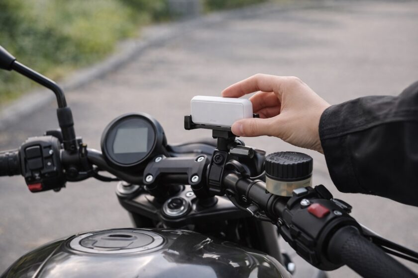 Come posizionare il Telepass: fissaggio stabile in moto su manubrio o borsello serbatoio