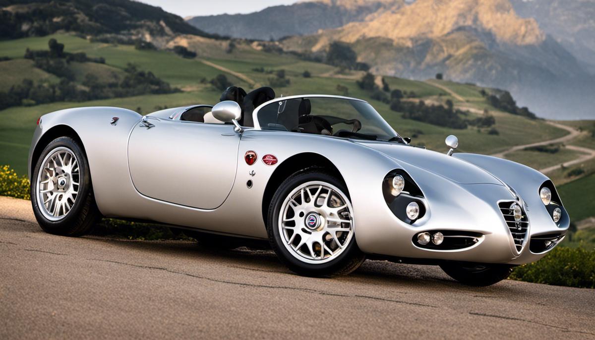 An image of the Alfa Romeo Barchetta, showcasing its sporty and aerodynamic design