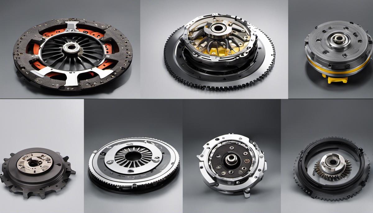 Image comparing manual and automatic clutches, showcasing the different components and highlighting their functionality.